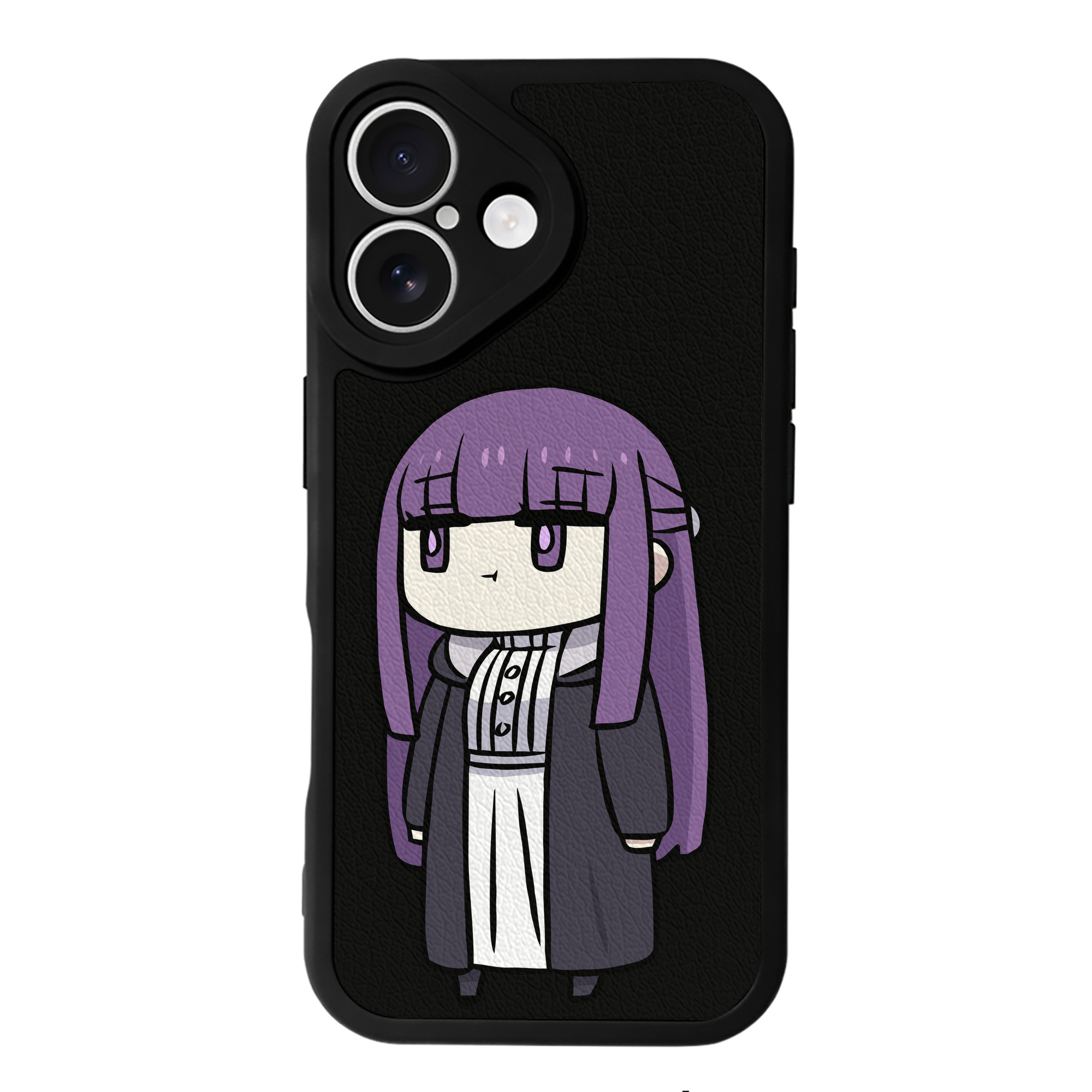 （画像用） 葬送のフリーレン Frieren 【iPhone 16シリーズ対応】シリコンスマホケース（レザー調） 材質：シリコン